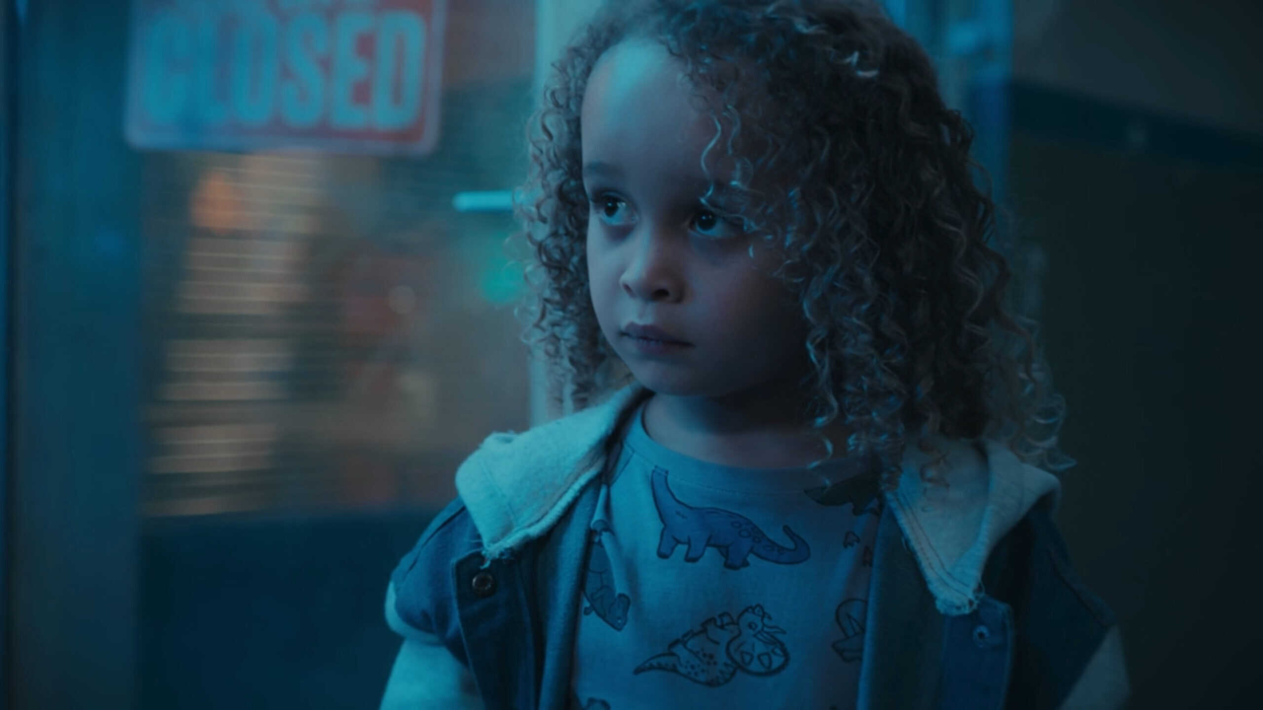 Milly (Gia Capouya) being dropped off to be babysat by Nova – Takeout