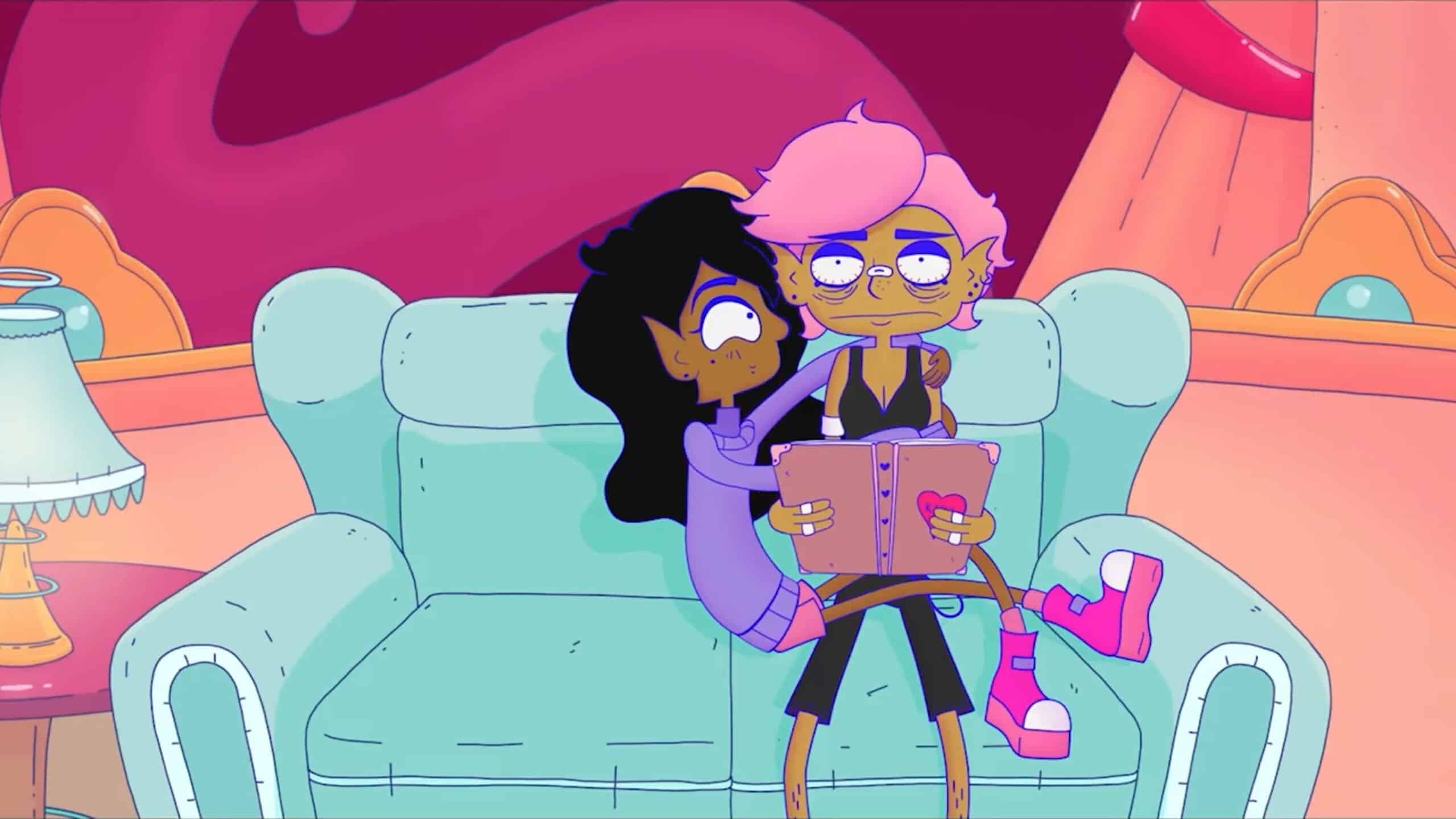 Saira (Shabana Azeez) and Kiki (Bernie Van Tiel) before they break up – Lesbian Space Princess