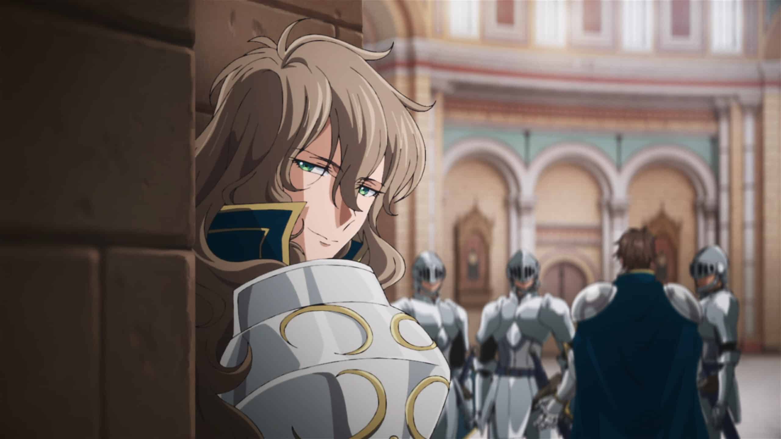 Saran Mithray (Junichi Suwabe) taking note of Akira - My Status as an Assassin Obviously Exceeds the Hero's Season 1 Episode 1