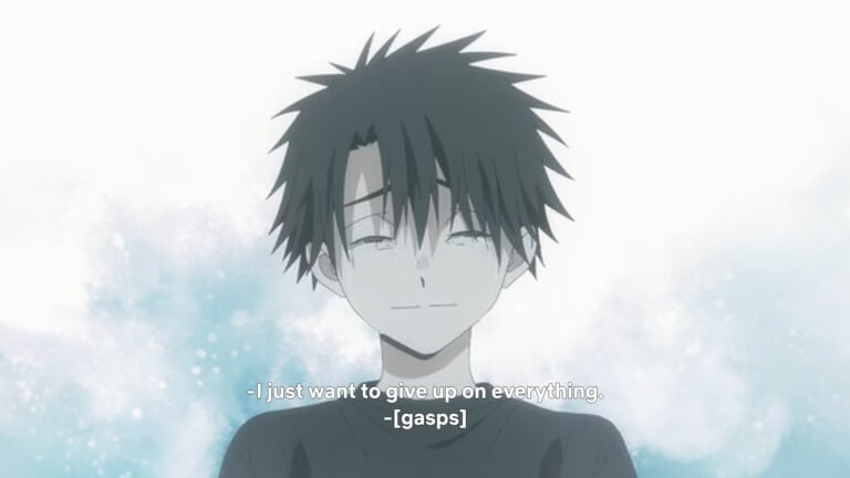 Young Rintaro sounding pessimistic about making friends - The Fragrant Flower Blooms With Dignity Season 1 Episode 9