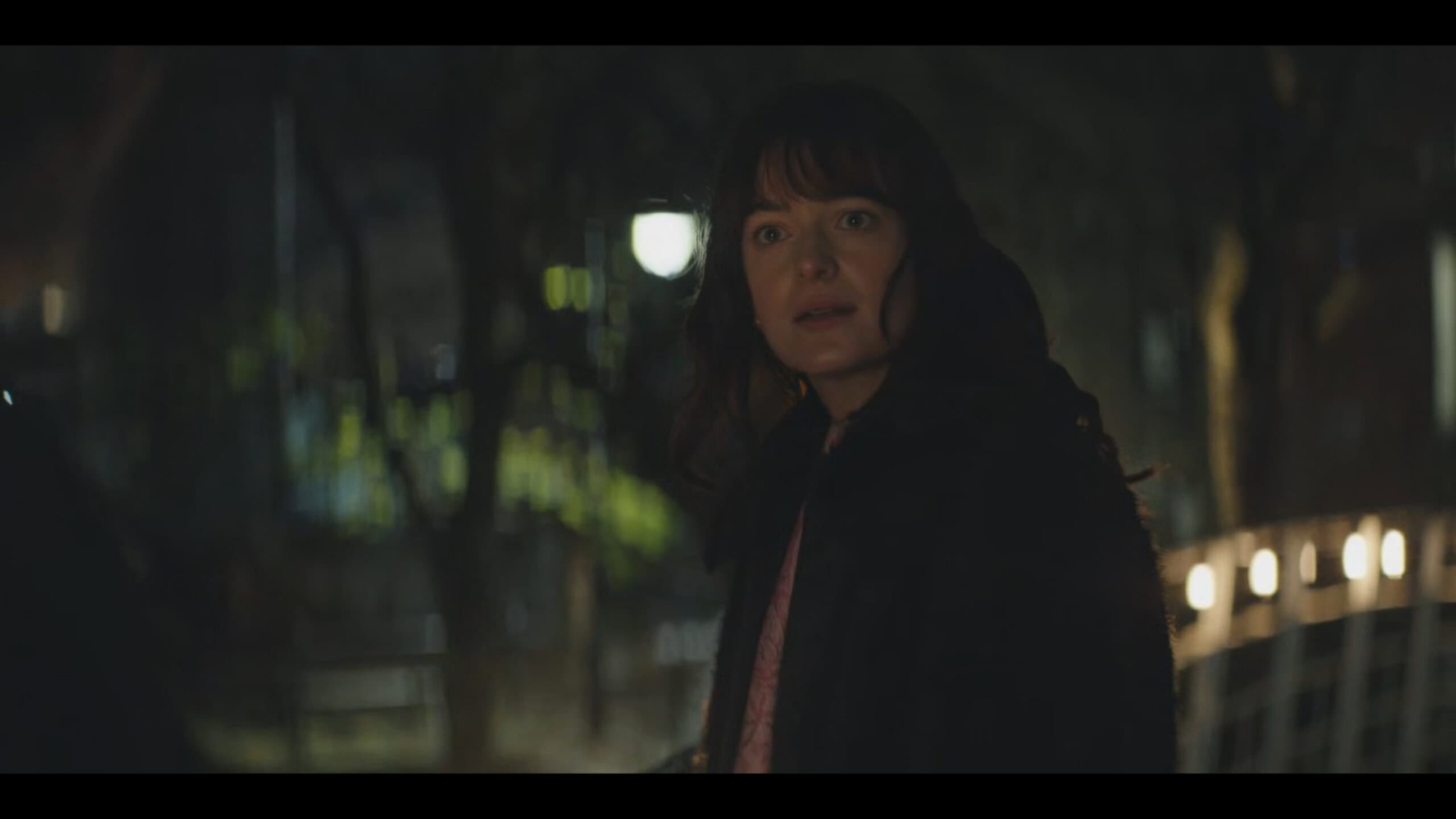 Doris (Celine Buckens)  having a private conversation with Guy - Talamasca The Secret Order Season 1 Episode 3