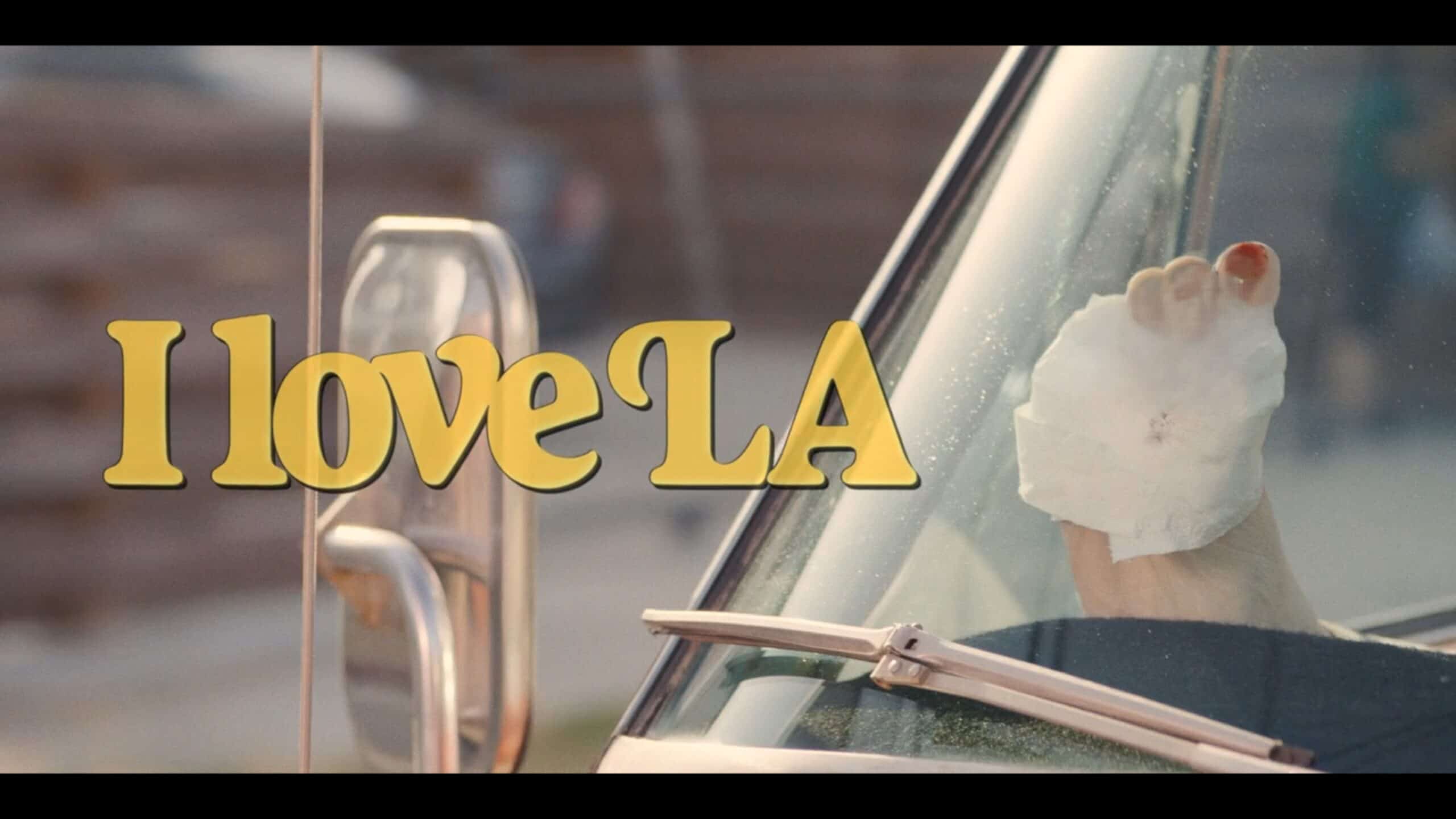 Title Card featuring Maia's bloody foot - I Love LA Season 1 Episode 7 – HBO